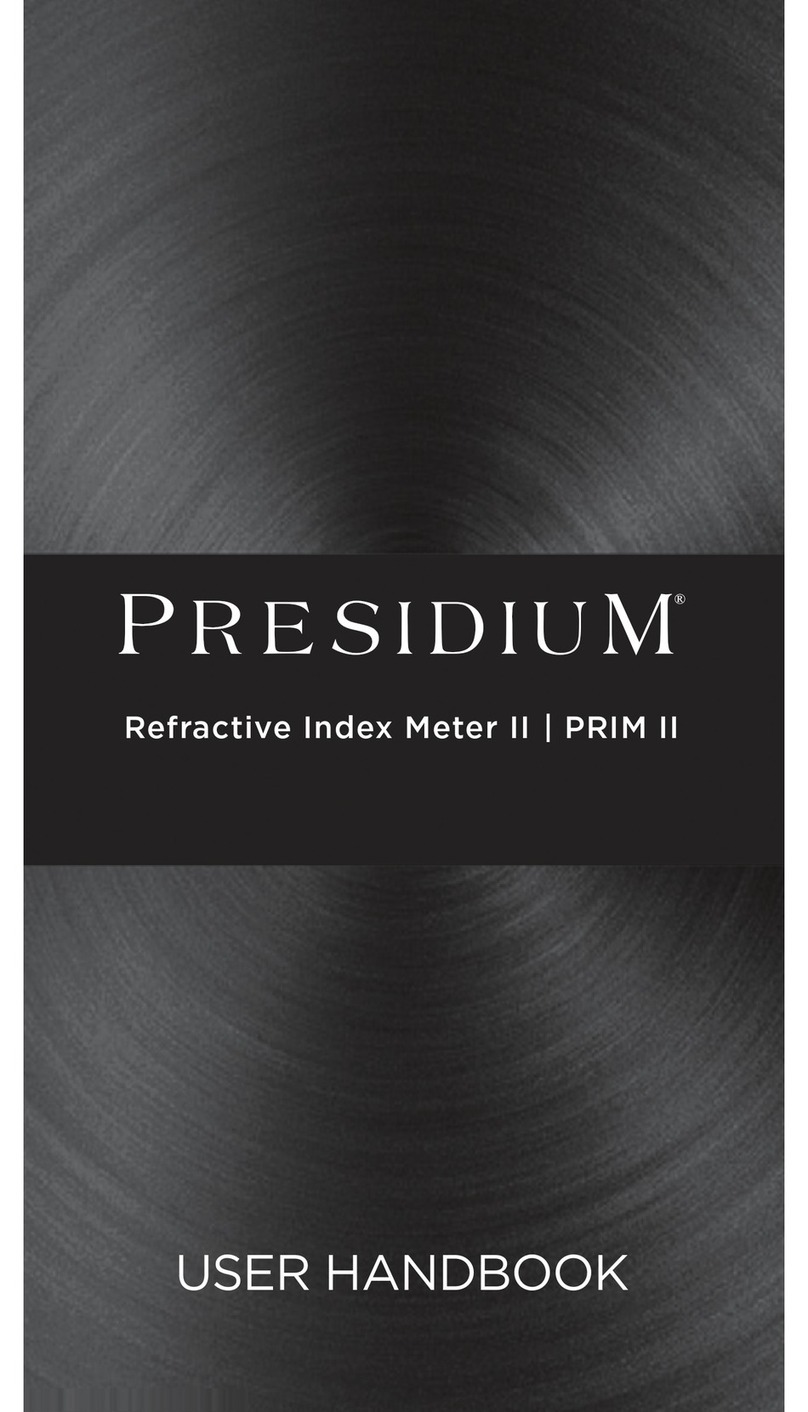 PRESIDIUM Refractive Index Meter II User handbook
