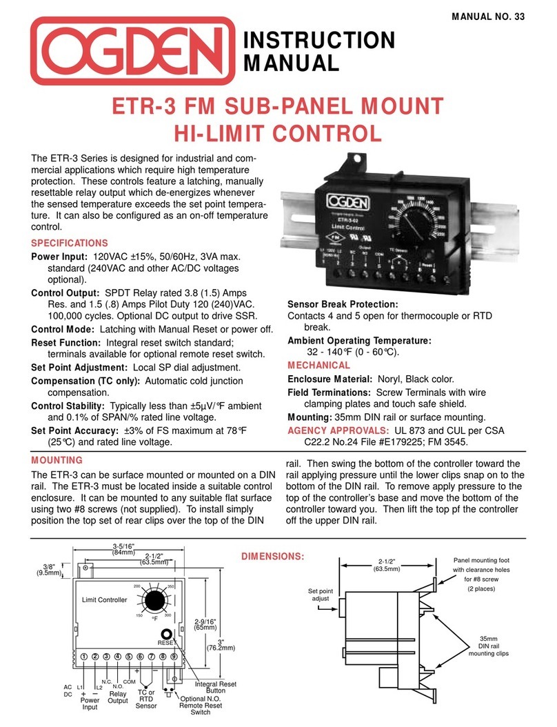 Ogden ETR-3 instruction manual