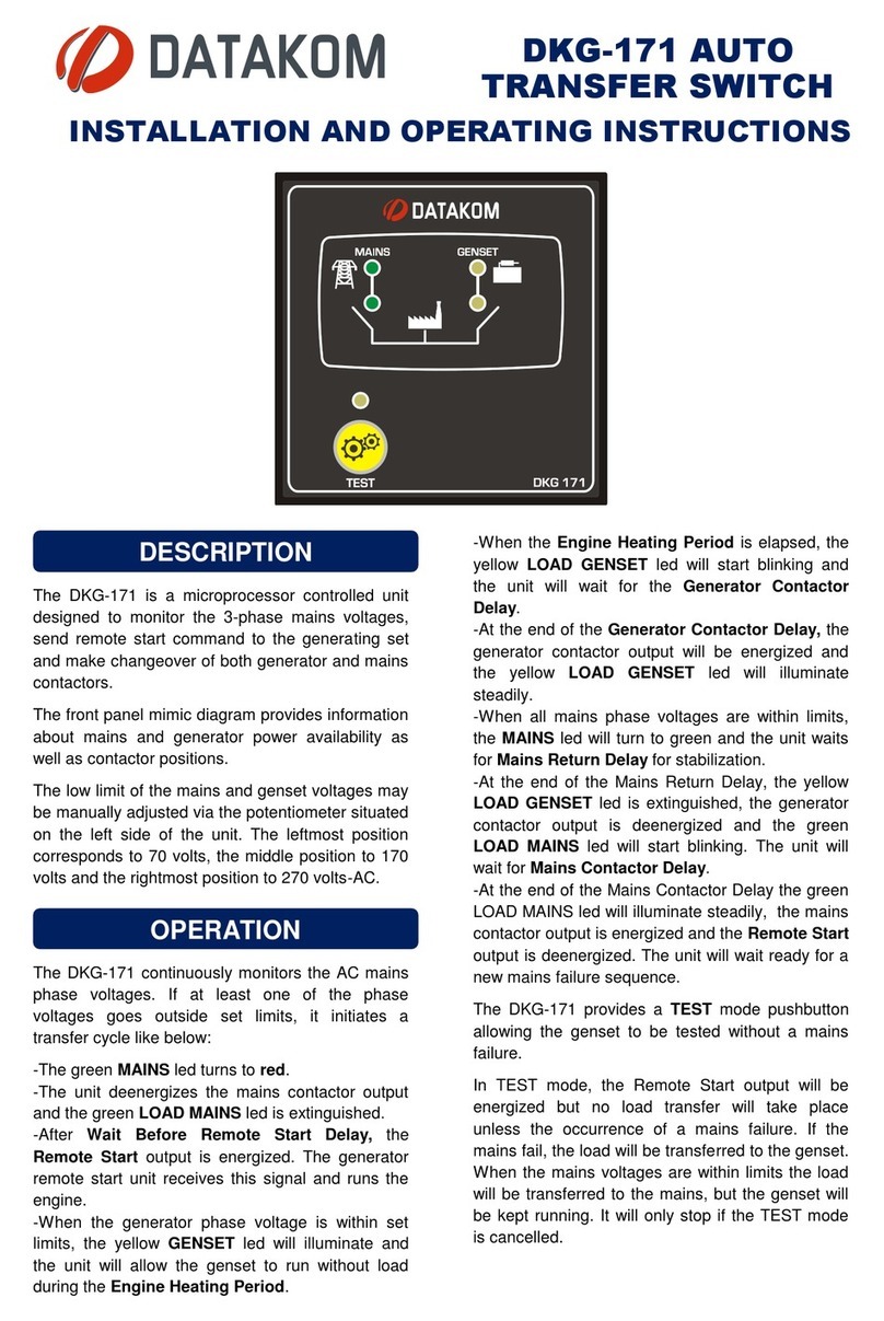 Datakom DKG-171 User manual