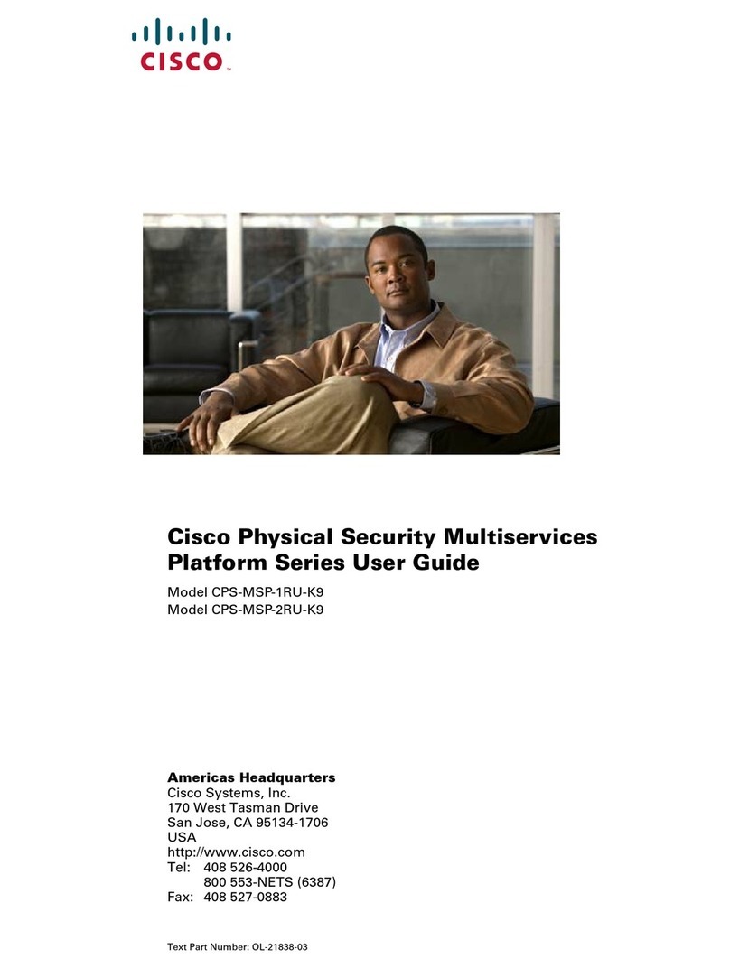 Cisco CPS-MSP-1RU-K9 User manual Cisco CPS-MSP-1RU-K9 User manual