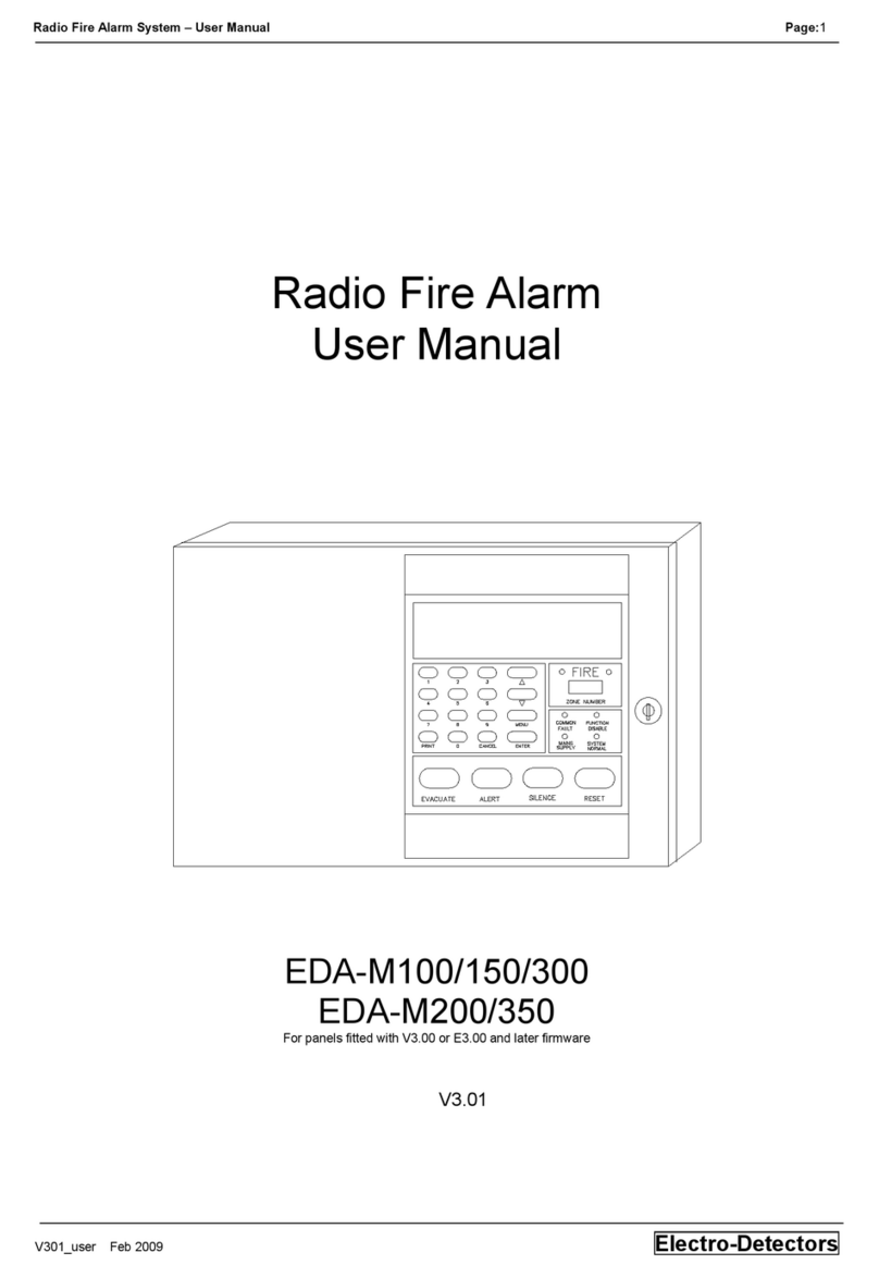 Electro Detectors EDA-M100 user manual Electro Detectors EDA-M100 user manual