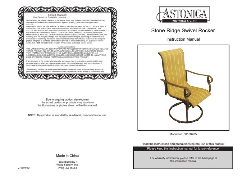Astonica 50100765 User manual Astonica 50100765 User manual