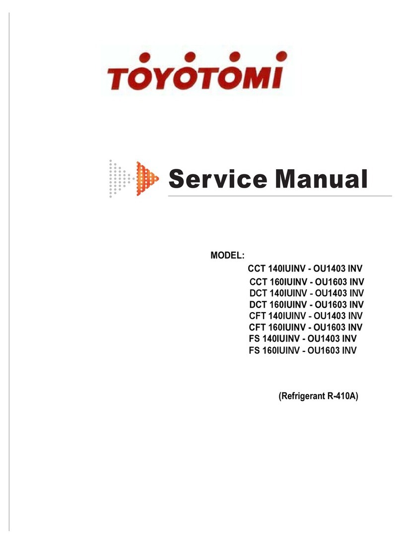 Toyotomi CCT 140IUINV User manual Toyotomi CCT 140IUINV User manual
