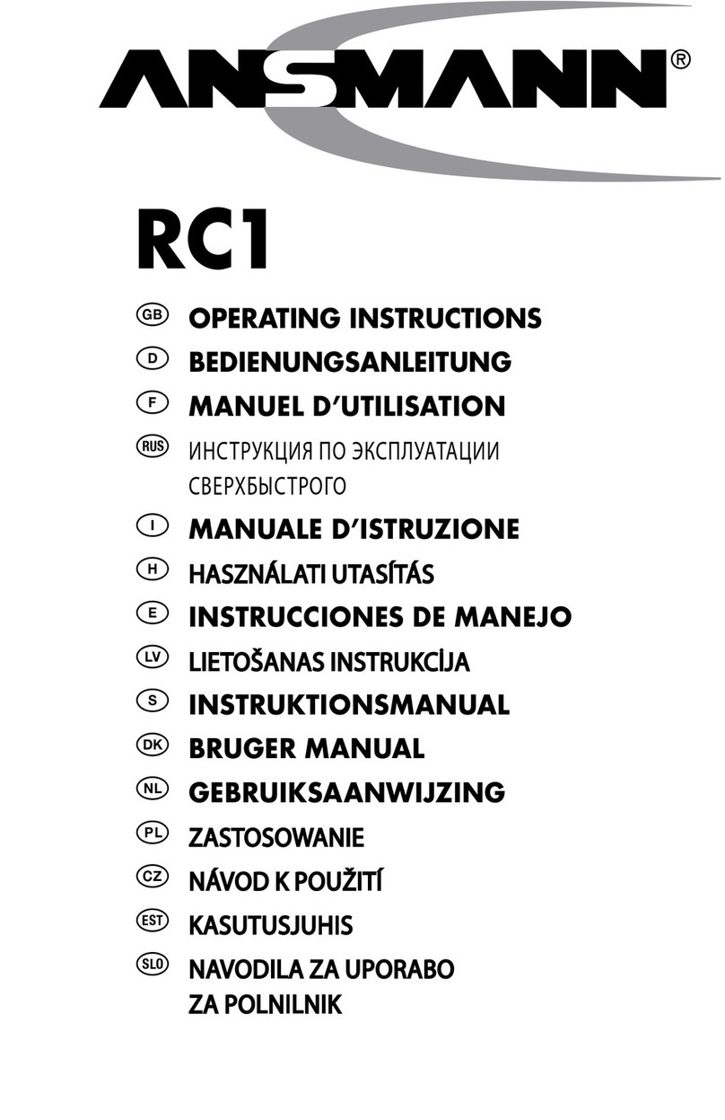 ANSMANN RC1 User manual ANSMANN RC1 User manual