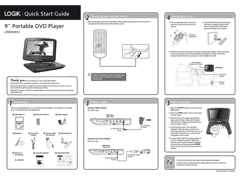Logik L9SPDVD12 User manual Logik L9SPDVD12 User manual