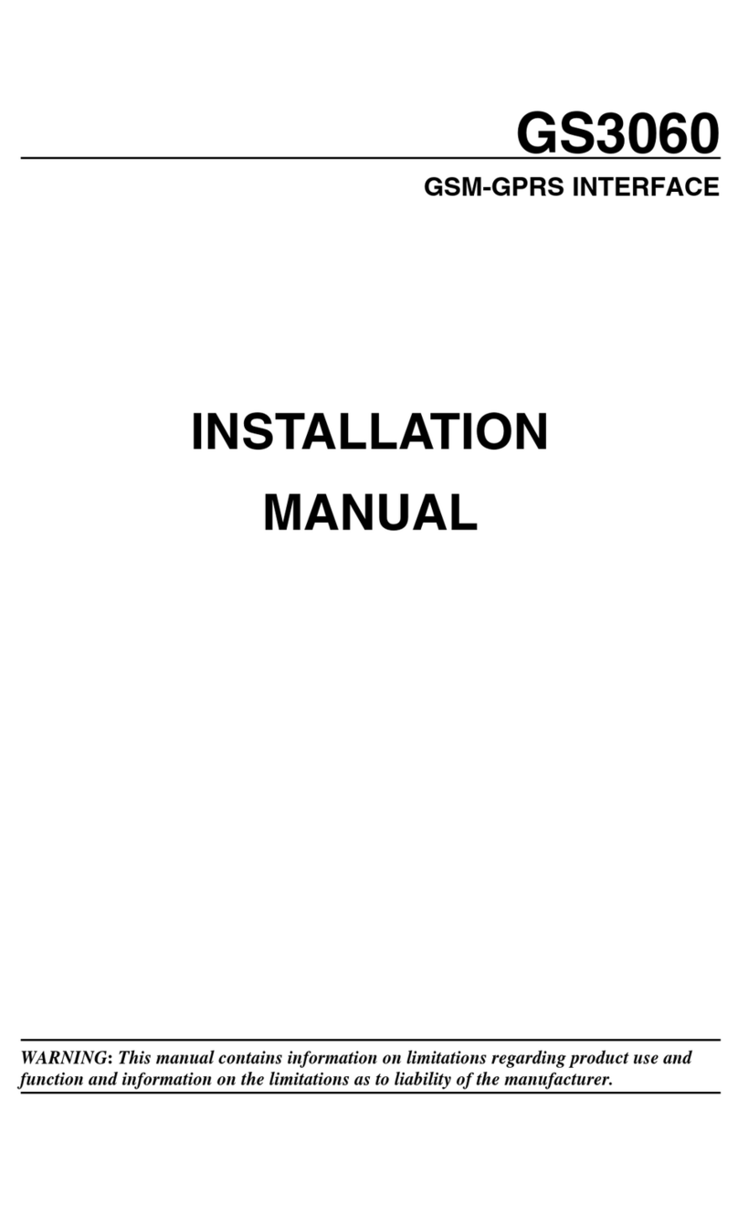 Digital Security Controls GS3060 installation manual