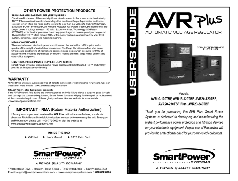 Smart power AVR10-120TBF user guide