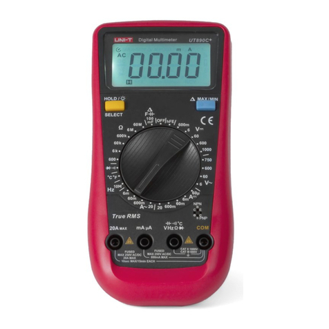 Unit UT890D operating manual
