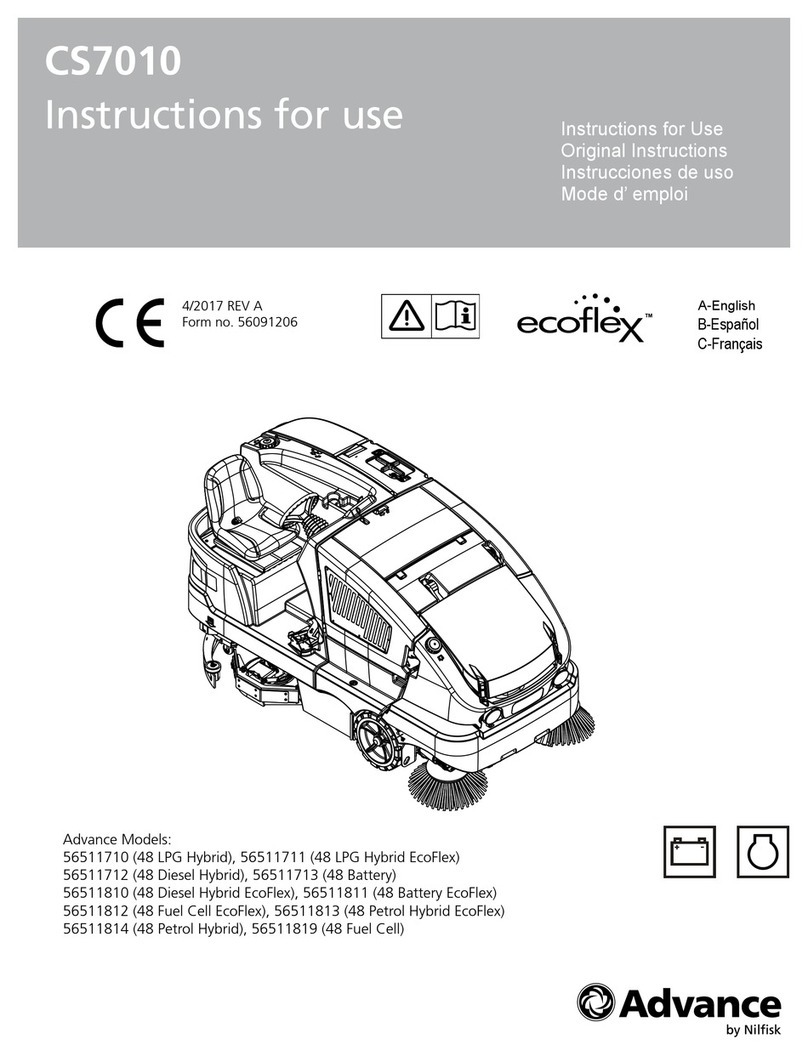 Advance acoustic CS7010 instruction manual