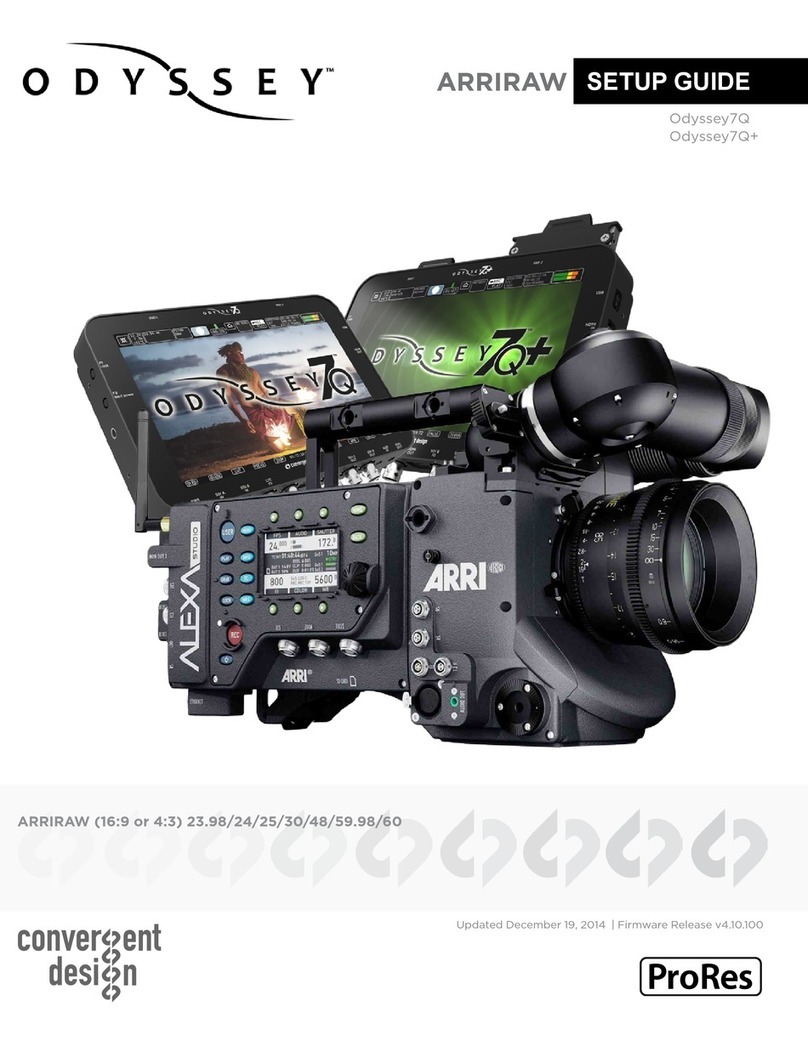 Convergent Design Odyssey7Q ProRes 422 (HQ) User manual