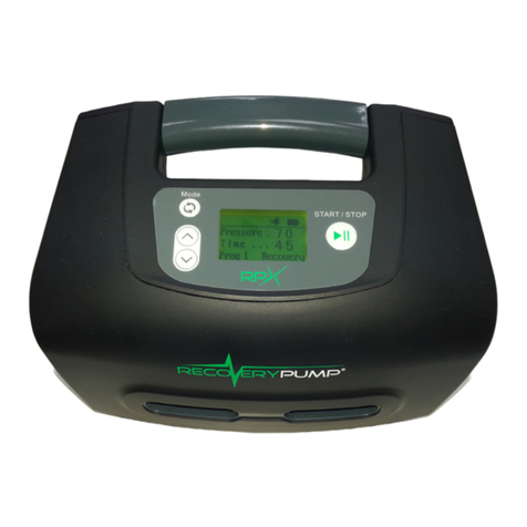 Recovery Pump 737R RPX user manual