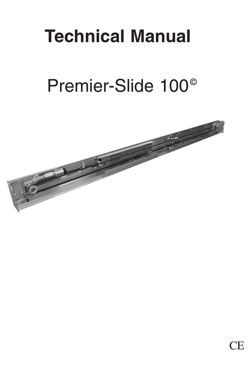 Global Automatics Premier-Slide 100 Technical manual