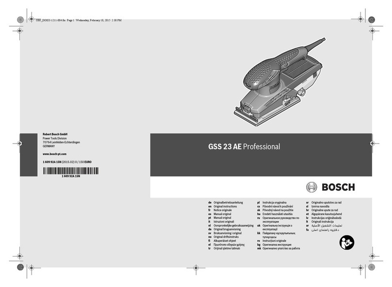 Bosch GSS 23 AE Original instructions