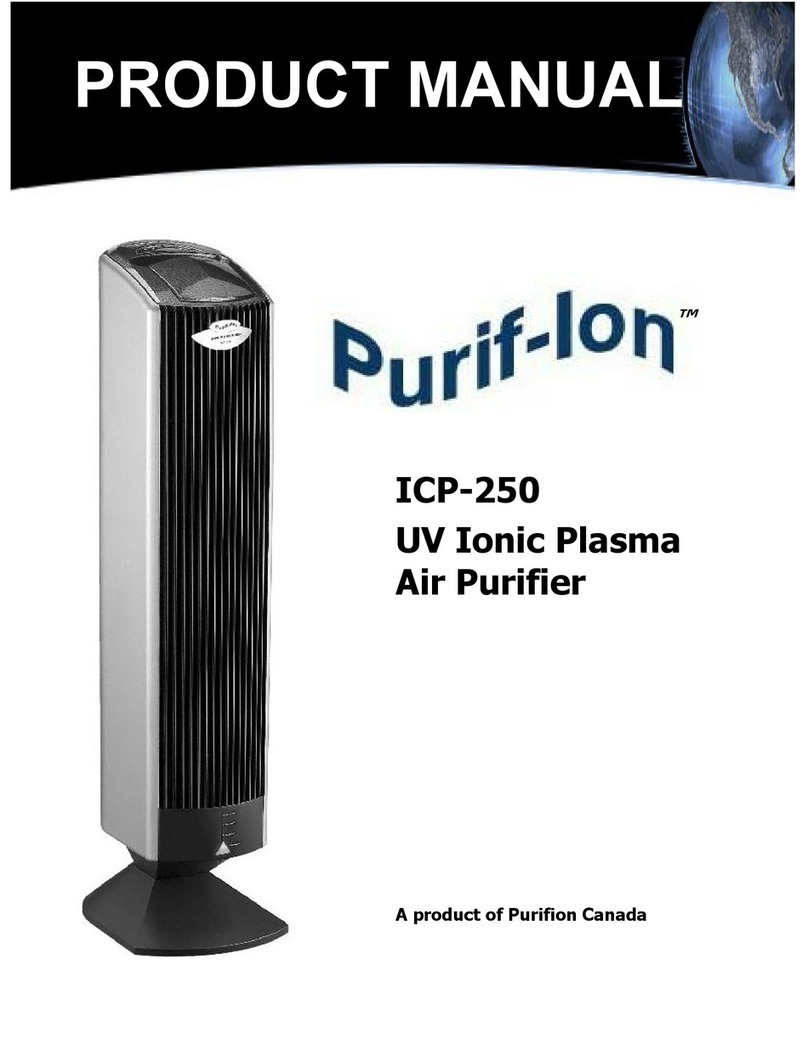 Purifion Canada ICP-250 product manual