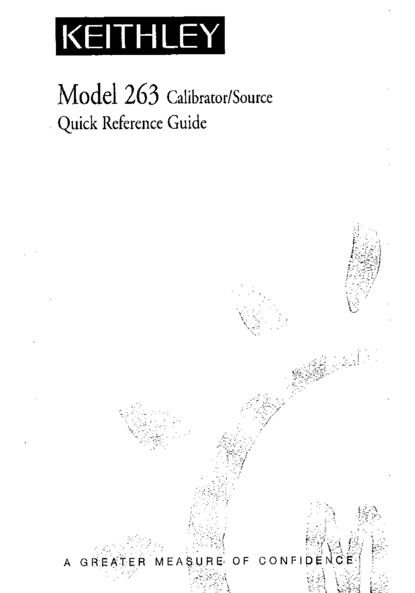 Keithley 263 User manual