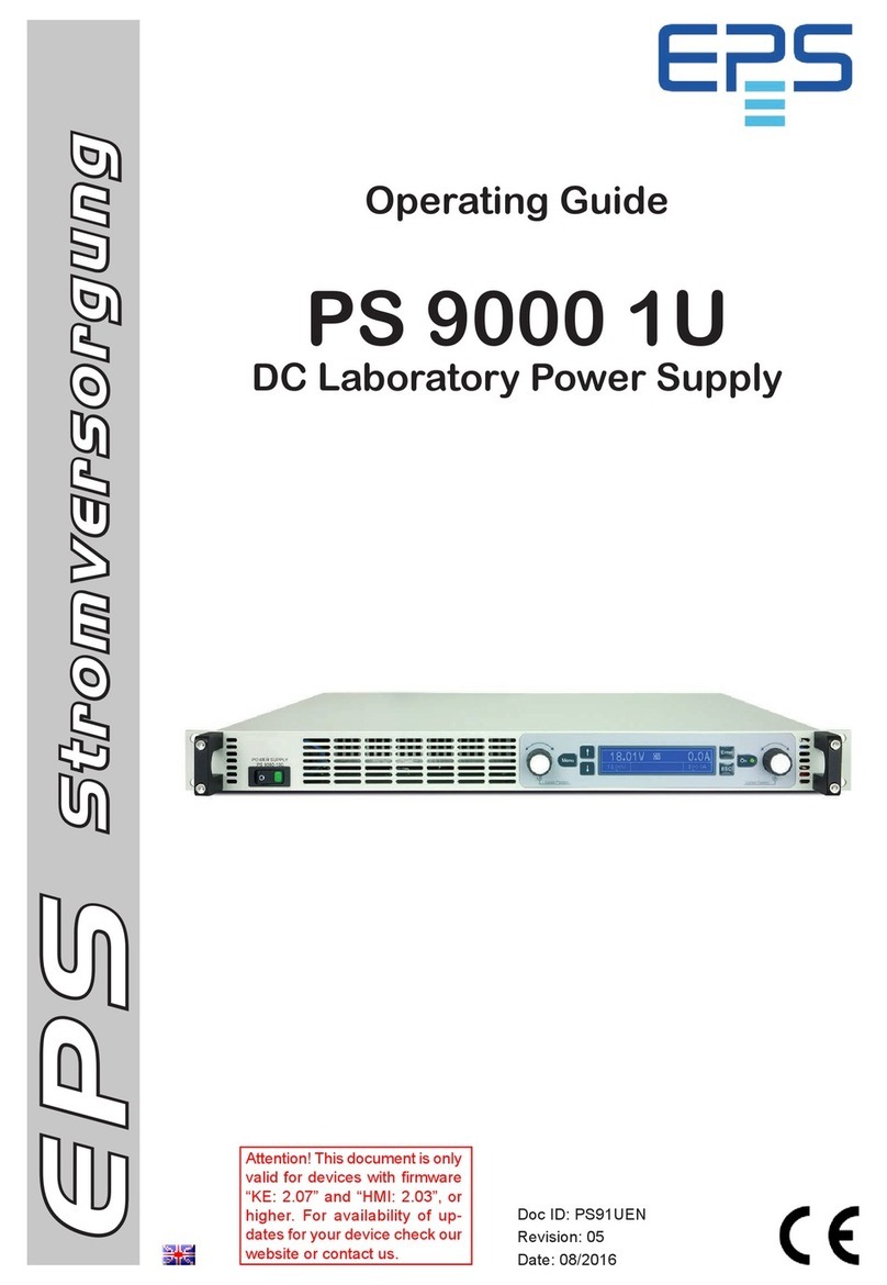 EPS Stromversorgung 06230400 User manual