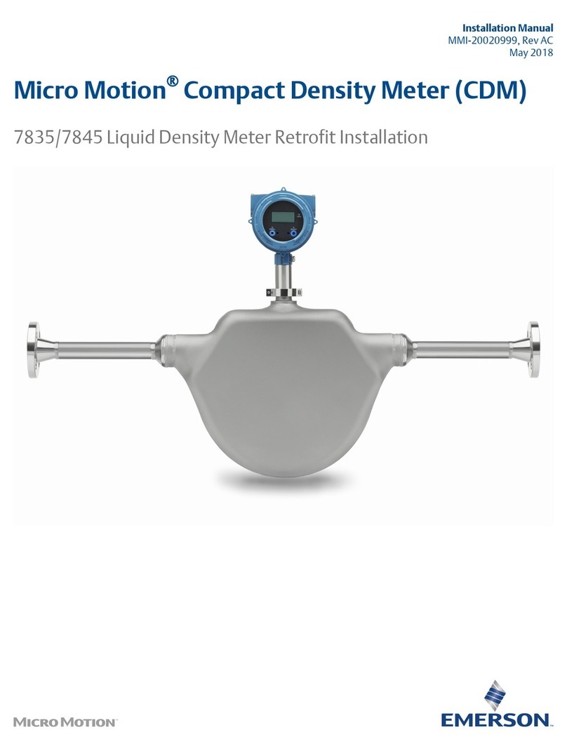Emerson Micro Motion 7835 User manual