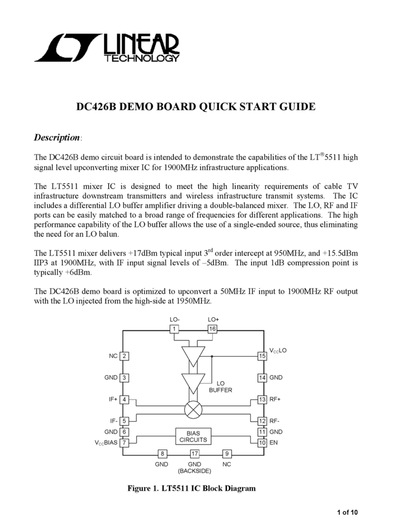 Linear Technology DC426B Operator's manual