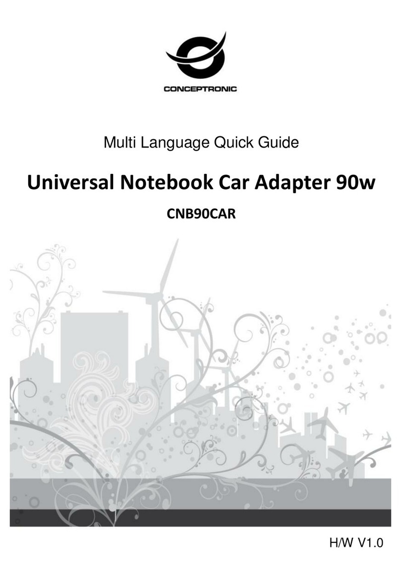 Conceptronic CNB90CAR User manual Conceptronic CNB90CAR User manual