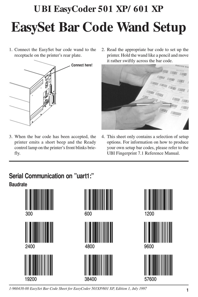 Intermec EasyCoder 501XP User manual Intermec EasyCoder 501XP User manual