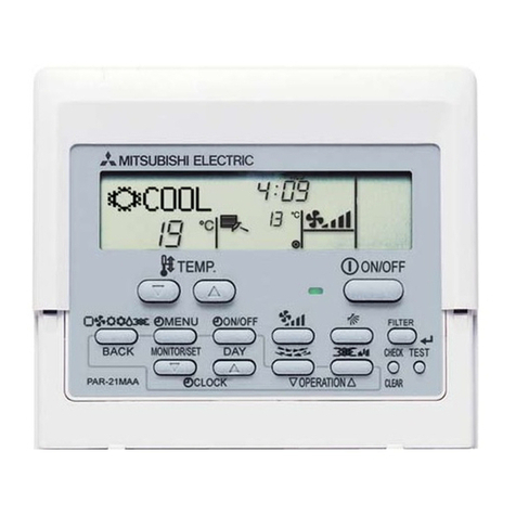 Mitsubishi Electric PAR-20MAA installation manual