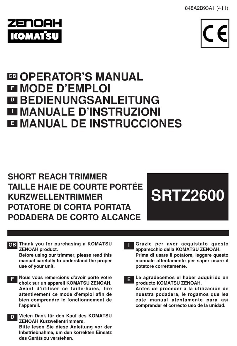 Komatsu SRTZ2600 Operator's manual