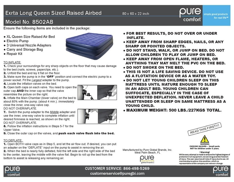 PURE comfort 8502AB manual PURE comfort 8502AB manual