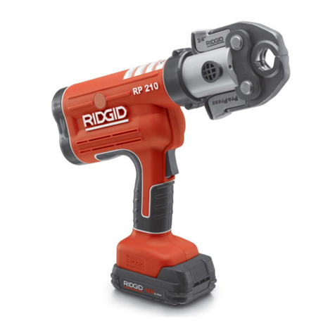 RIDGID RP 210 User manual