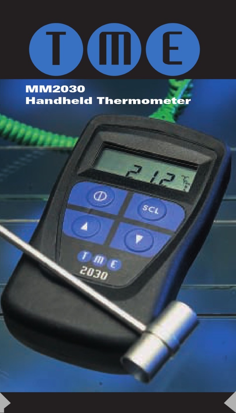 TME MM2030 operating instructions