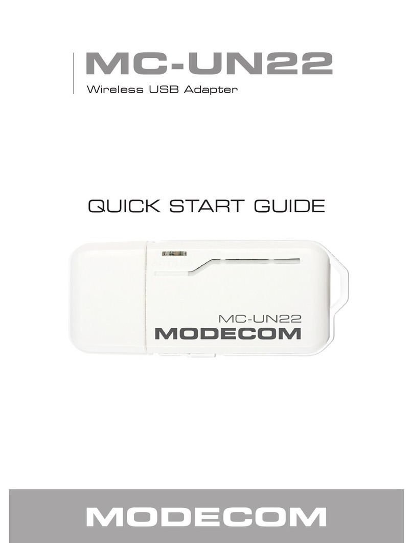 Modecom MC-un22 quick start guide