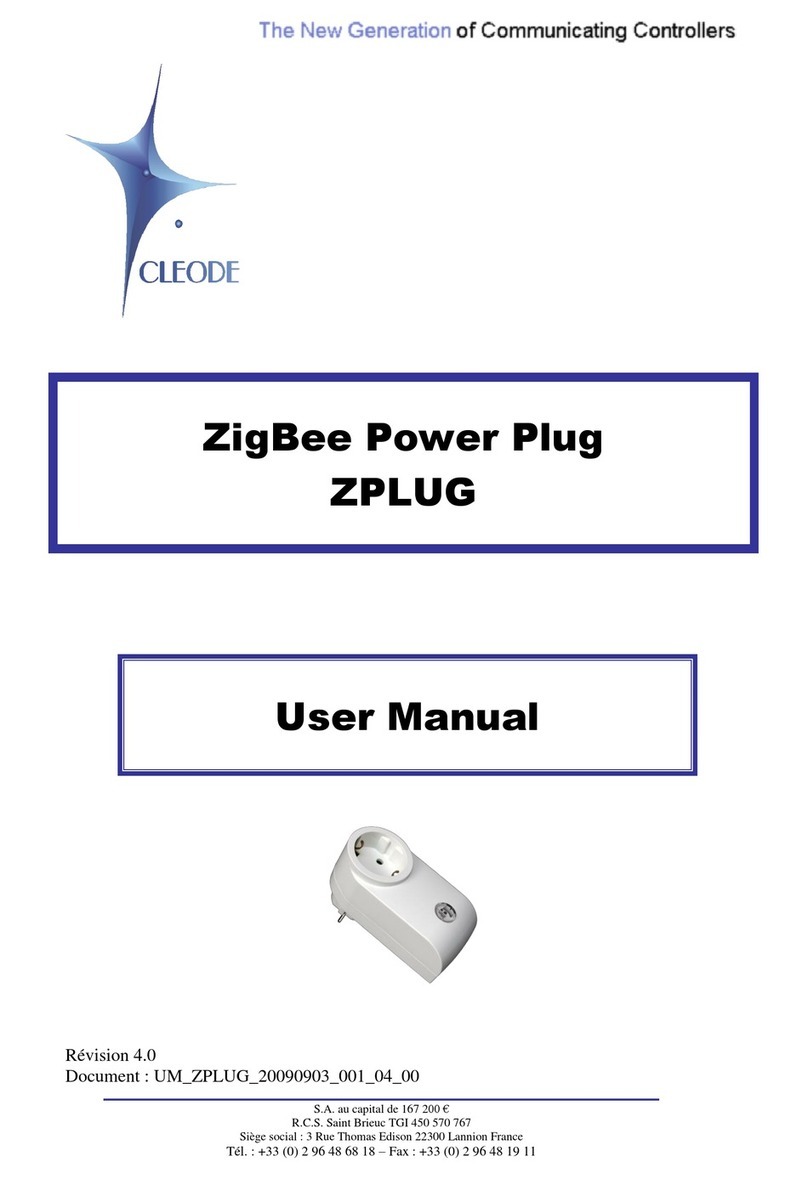 Cleode ZPLUG user manual