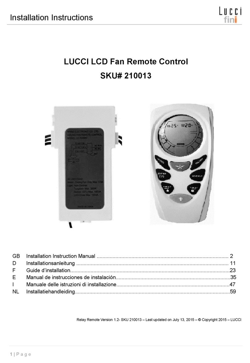 Lucci fini 210013 installation instructions