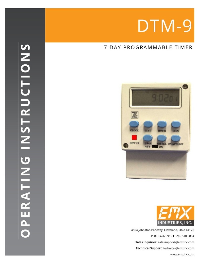 EMX DTM-9 User manual