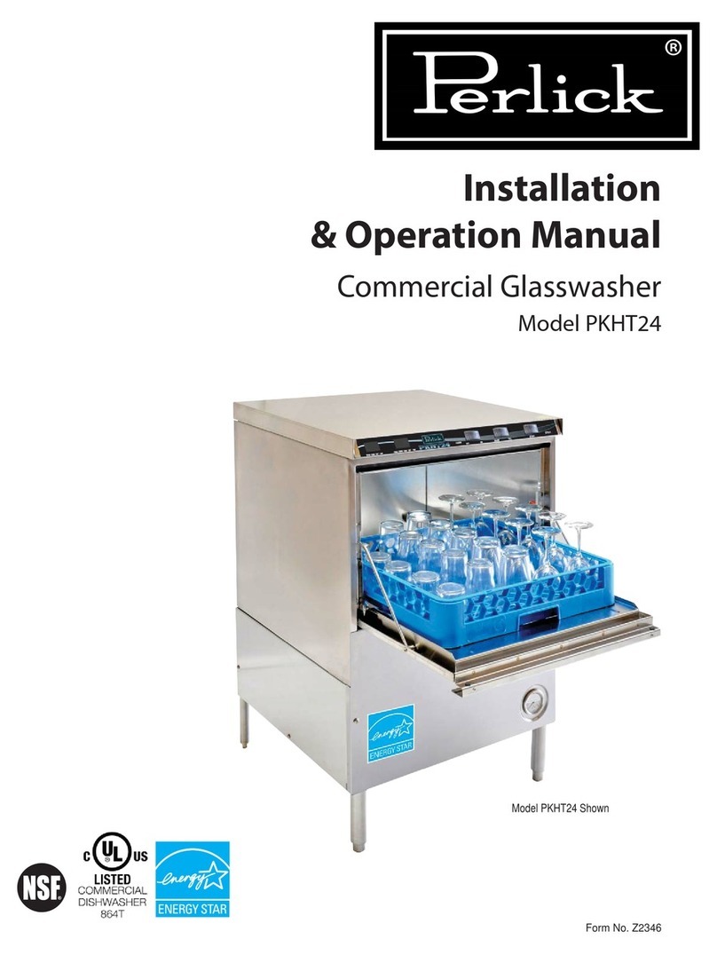Perlick PKHT24 Installation & operation manual