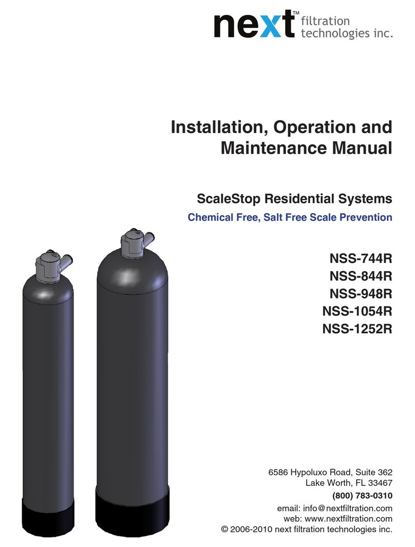 Next NSS-744R Installation, operation and maintenance manual