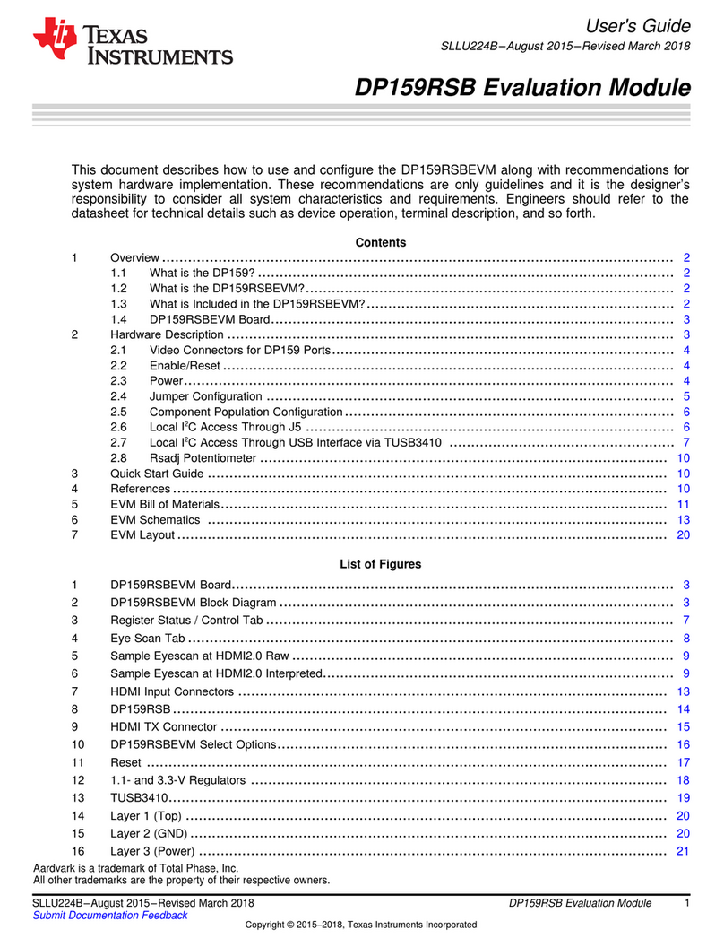 Texas Instruments DP159RSB user guide