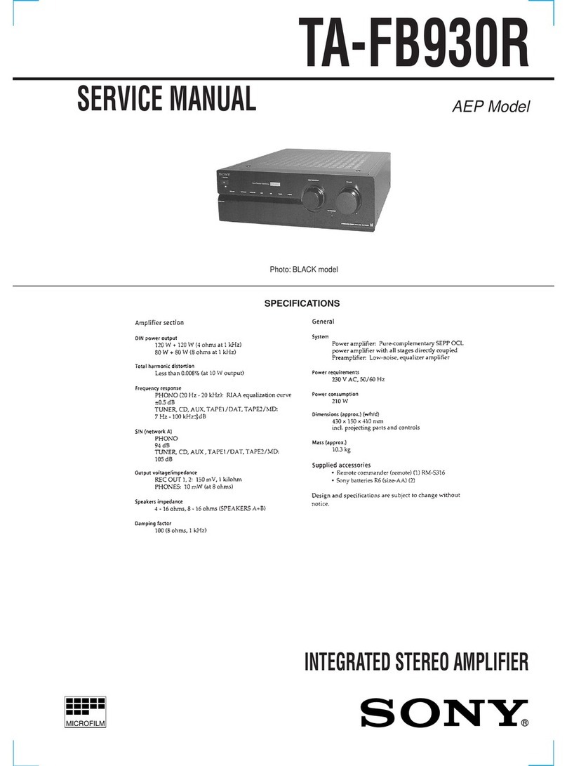 Sony TA-FB930R Service manual