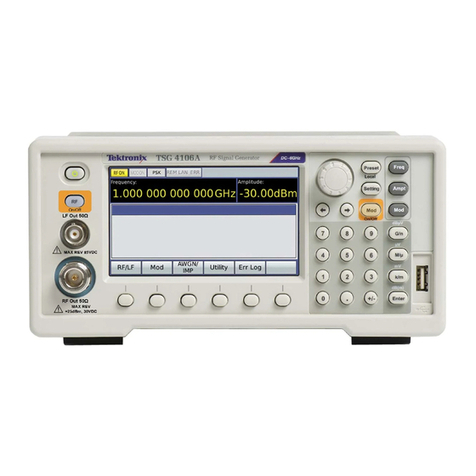 Tektronix TSG4102A user manual