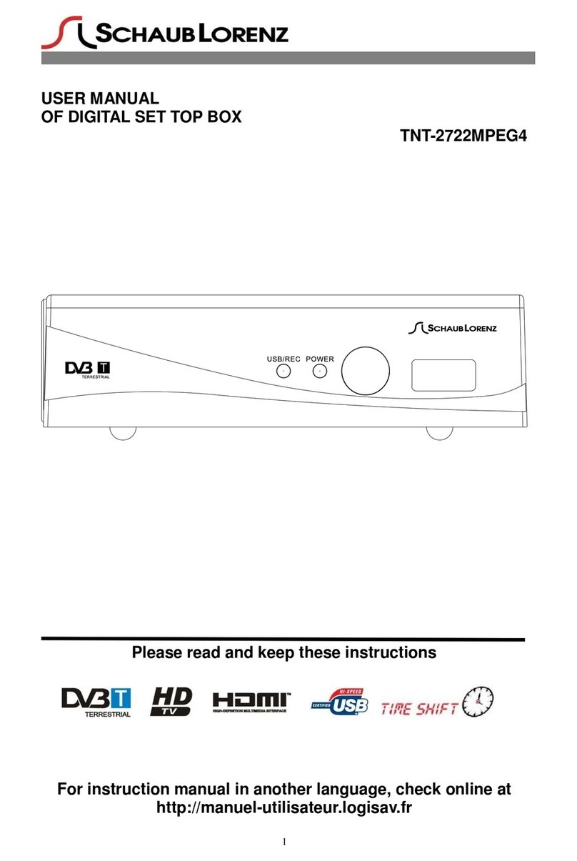 Schaub Lorenz TNT-2722MPEG4 user manual