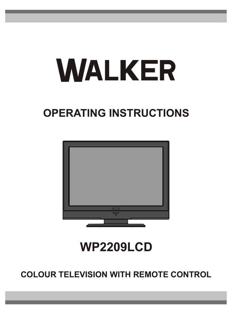 Walker WP2209LCD operating instructions