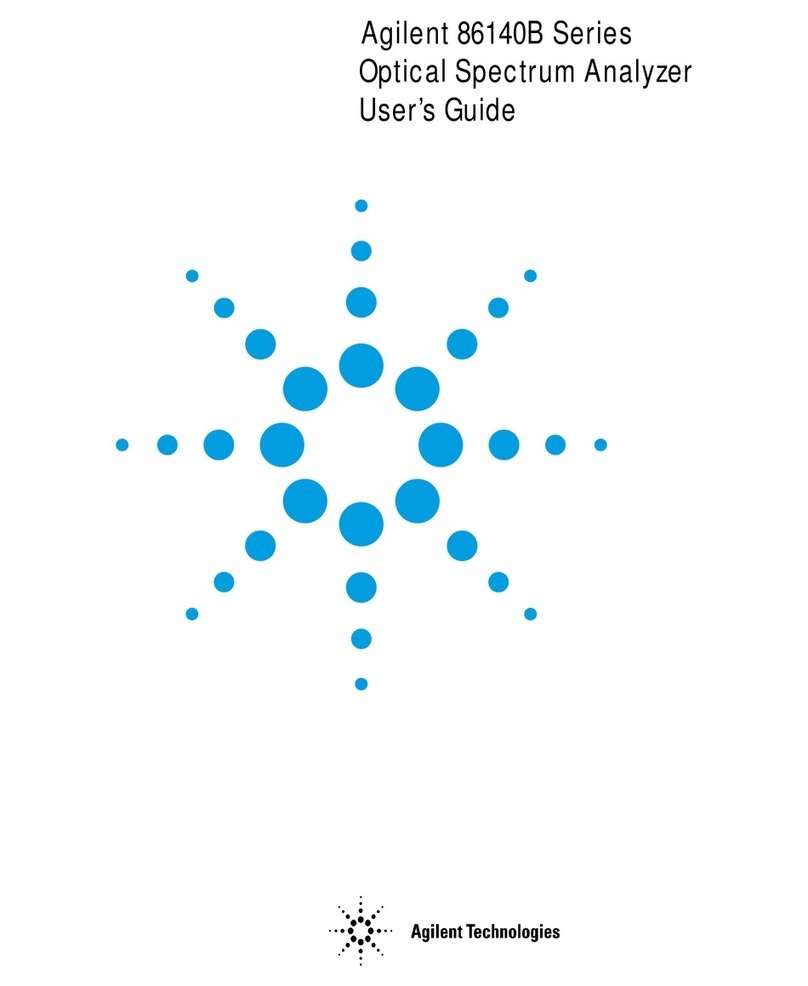 Agilent Technologies 86140B Series User manual