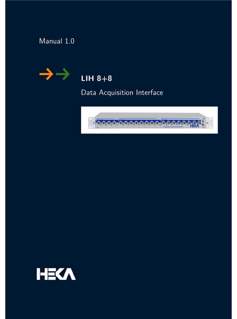 HEKA Elektronik LIH 8+8 manual