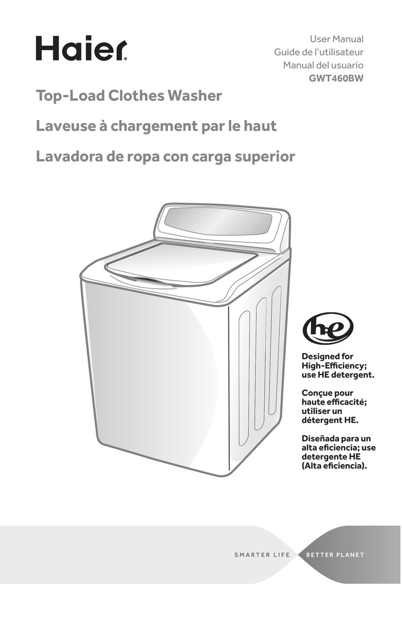 Haier GWT460BW User manual