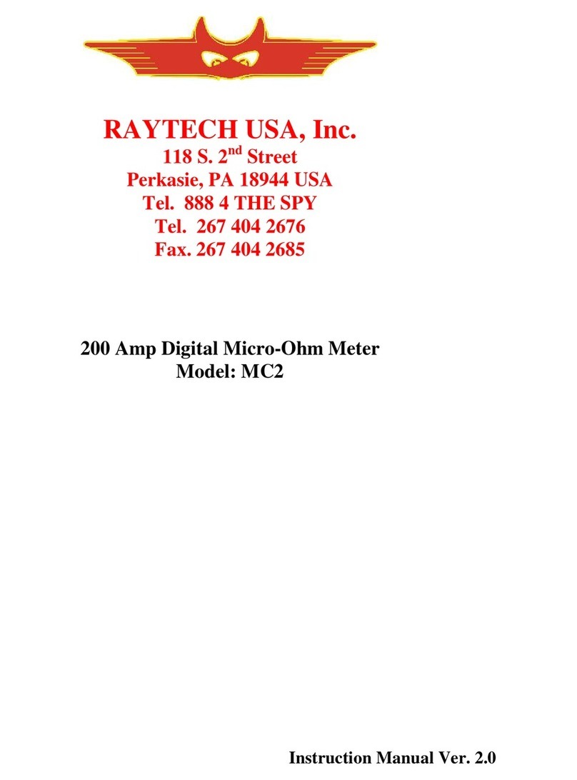 Raytech MC2 instruction manual