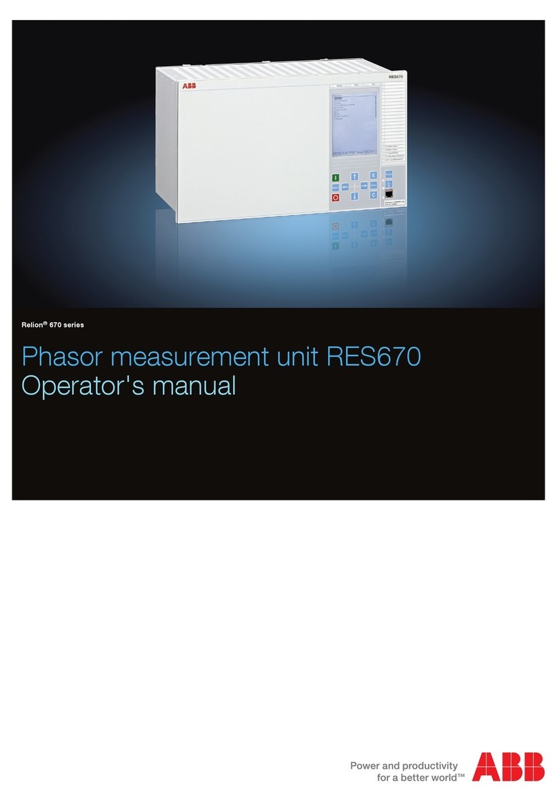 ABB Relion RES670 User manual ABB Relion RES670 User manual