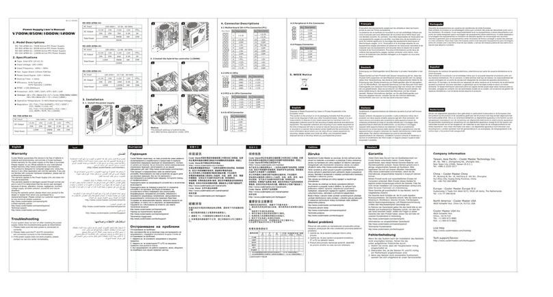 Cooler Master V700W user manual