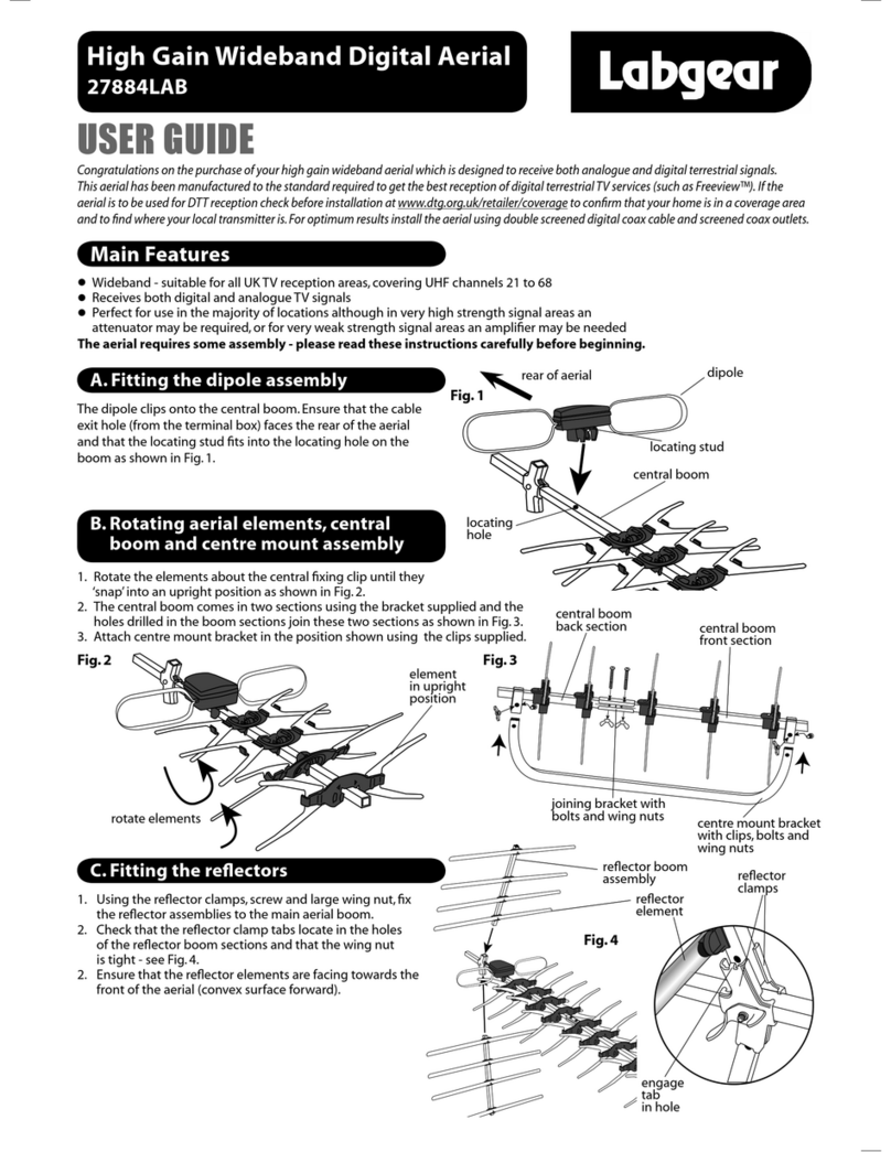 Labgear 27884LAB User manual