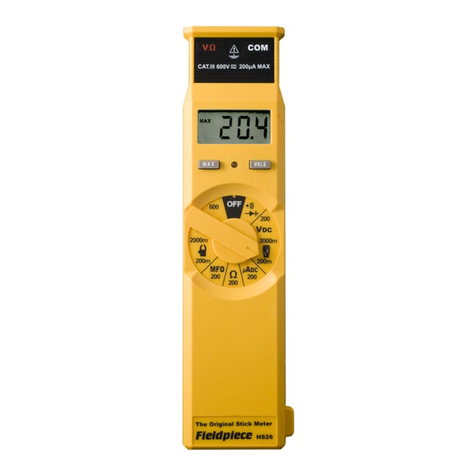 Fieldpiece HS26 User manual