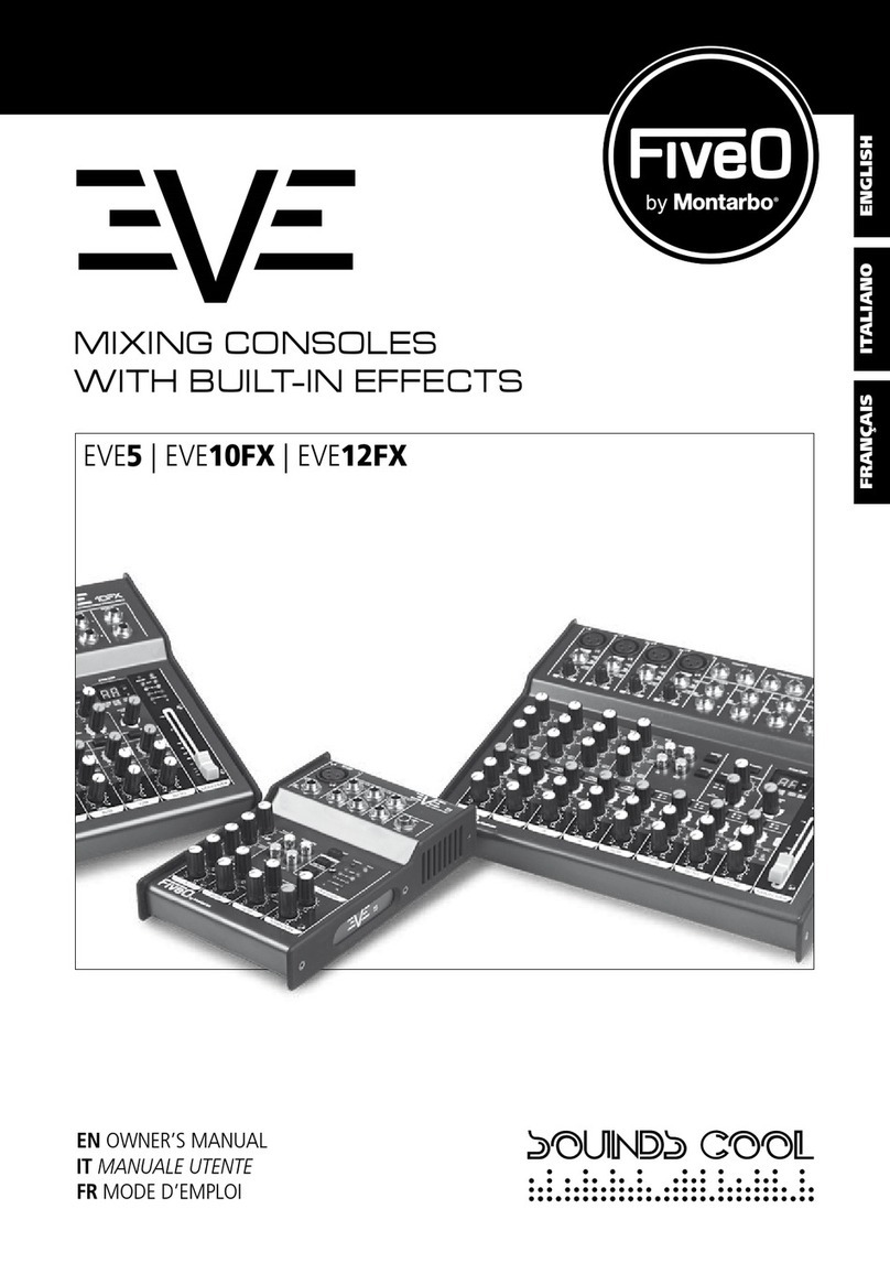 FiveO EVE10FX owner's manual