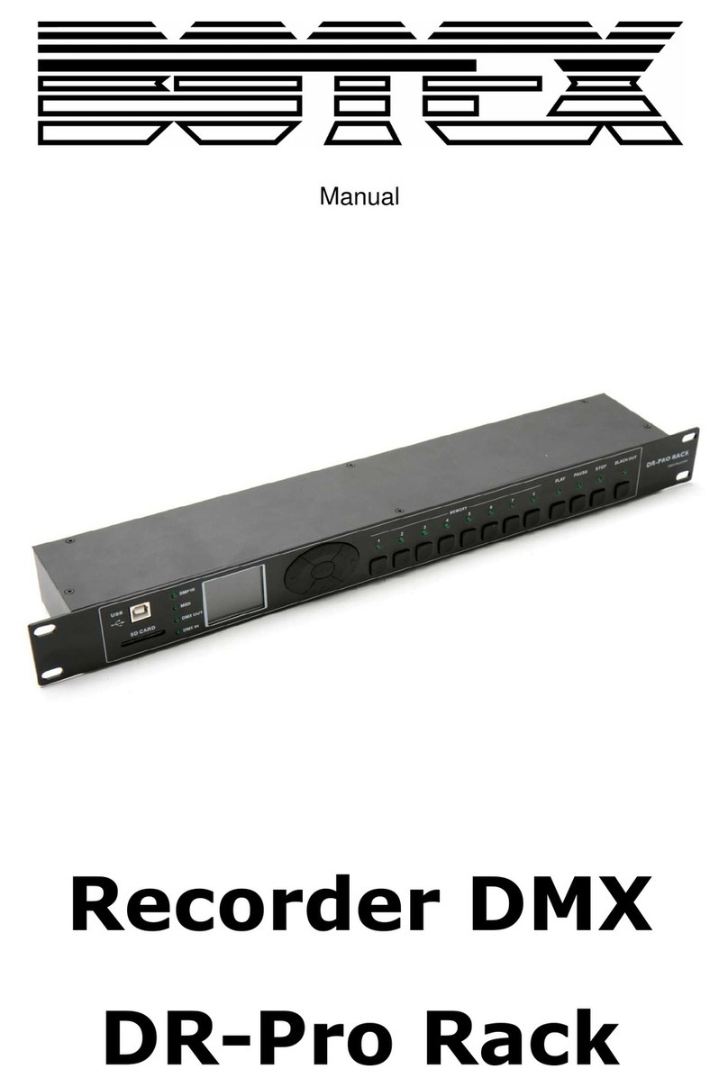 Botex DR-Pro Rack User manual